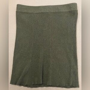 Olive Green SKIRT Free People 100% cotton